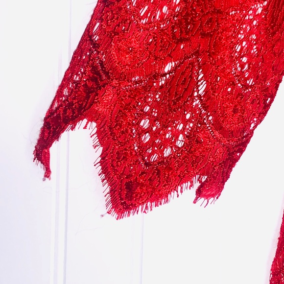 RARE EDITION Girls Foral overlay lace dress. Item# 0100 - Picture 4 of 6